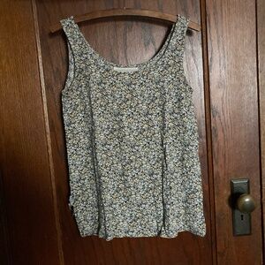 Compagnie Internationale Express - Vintage Floral Print Tank Top - Women's S